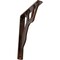 Ekena Millwork Damon Wrought Iron Bracket, (Single center brace), Antiqued Copper 1 1/2"W x 7 1/2"D x 10"H BKTM01X07X10SDAACO - alternate 1